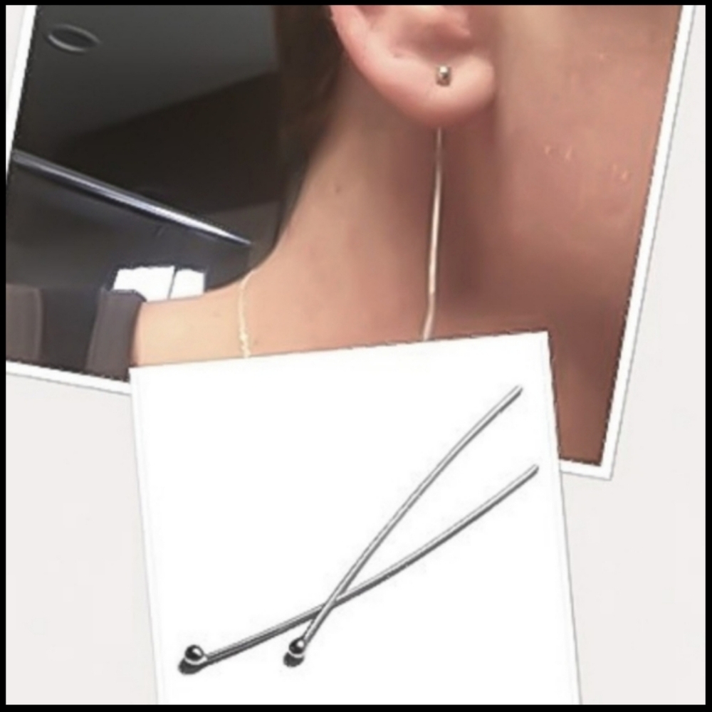 Long Ball End Threader Earrings